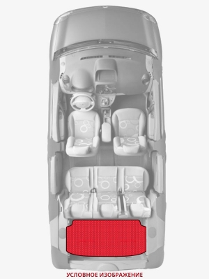 ЭВА коврики «Queen Lux» багажник для Mercedes Citan